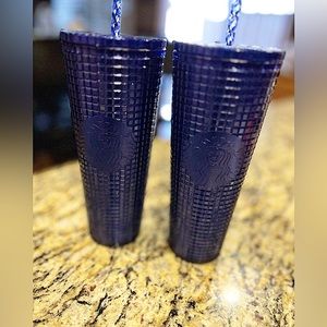 Venti Grid Blueberry Tumbler